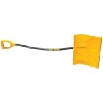 TRUE TEMPER 1603400 Poly Snow Shovel/Pusher with Ergonomic D-Grip Steel Handle, 54-Inch - Image 2