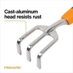 Fiskars Ergo Garden Cultivator, Hand Tool for Digging, Aerating & Weeding - Image 4