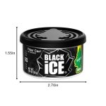 LITTLE TREES Car Air Freshener | Fiber Can Provides Long Lasting Scent for Auto or Home | Recycled Fiber | Black Ice, 4 Air Fresheners - Image 7