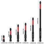 6-Piece Magnetic Screwdriver Bit Set, S2 Steel Phillips & Impact Bits for Electric and Manual Drivers, Non-Slip Grip - Image 2