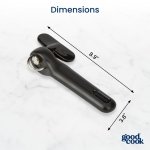 GoodCook Safe-Cut Can Opener with Easy Turn Knob, Black - Image 2