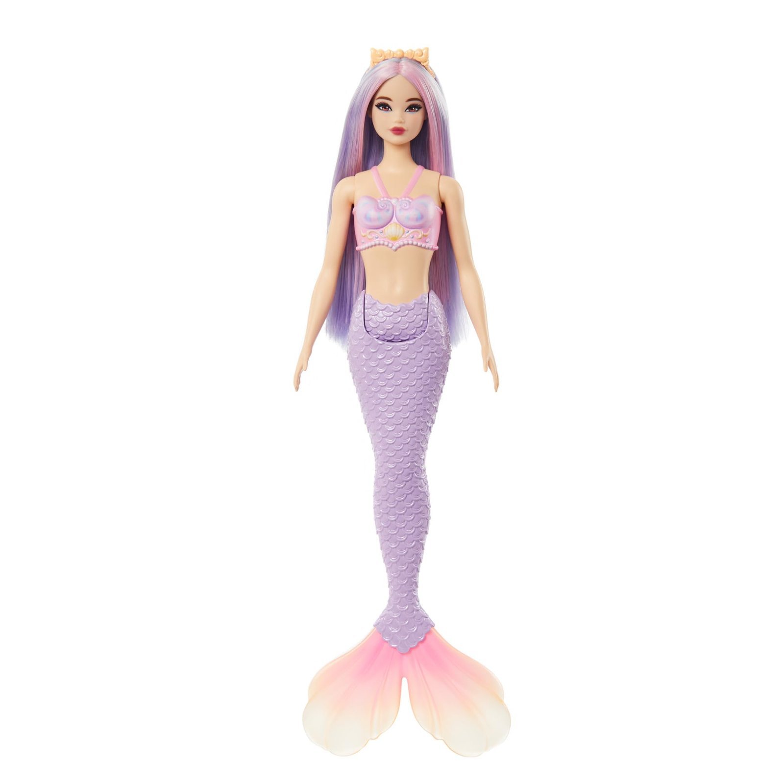Barbie Mermaid Doll with Pink and Lilac Fantasy Hair and Accessory
