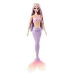 Barbie Mermaid Doll with Pink and Lilac Fantasy Hair and Accessory - Image 5
