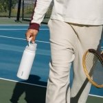 Owala FreeSip Stainless Steel Water Bottle 32 oz Shy Marshmallow - Image 6