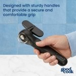 GoodCook Safe-Cut Can Opener with Easy Turn Knob, Black - Image 7