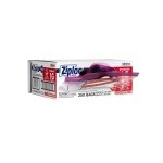 SC Johnson Professional Ziploc Storage Bags with New Grip 'n Seal Technology, For Food Organization and Storage, Double Zipper, Gallon, 250 Count - Image 2