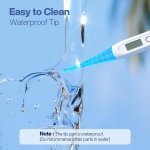 Boncare 10 Seconds Oral Thermometer for Adults and Kids, Light Blue - Image 5