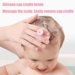 Baby Hair Brush, Cradle Cap Brush, Baby Hair Comb, Baby Hair Brush and Comb Set for Newborns & Toddlers, Baby Brush Soft Bristles, Ideal for Cradle Cap, Perfect Baby Registry Gift (Pink) - Image 4