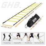 GHB Pro Agility Ladder Agility Training Ladder Speed 12 Rung 20ft with Carrying Bag - Image 6