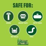 Green Gobbler Enzyme Drain Cleaner 1 Gallon for Grease Traps & Septic Tank - Image 7