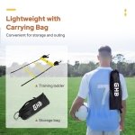 GHB Pro Agility Ladder Agility Training Ladder Speed 12 Rung 20ft with Carrying Bag - Image 5