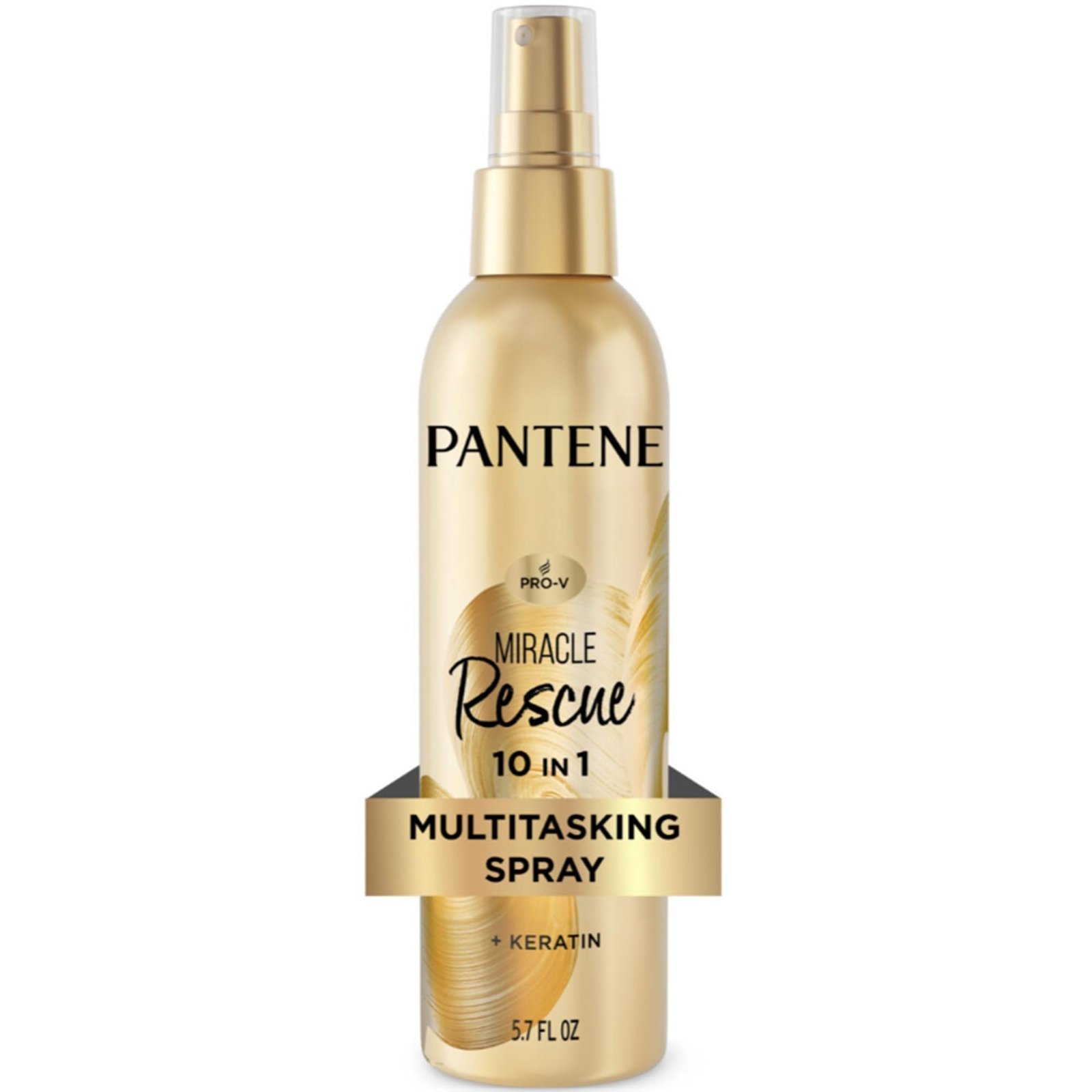 61d4vy1vIFL.jpg Pantene Miracle Rescue 10-in-1 Multitasking Spray, Heat Protection, 5.7 oz - Image 1