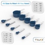 Measuring Cups & Spoons Set, Stackable Cups and Spoons - Image 3