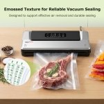 Bonsenkitchen Vacuum Sealer Rolls Bags, 3 Rolls 11"x 16' + 3 Rolls 8"x 16' - Image 2