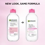 Garnier Micellar Water, Hydrating Facial Cleanser & Makeup Remover, Suitable for Sensitive Skin, Vegan, Cruelty Free, 13.5 Fl Oz (400mL), 1 Count - Image 11