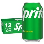 Sprite Lemon-Lime Caffeine-Free Soda Soft Drink Cans, 12 fl oz, 12 Pack