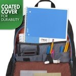 Mead Spiral Notebook, 1 Subject, Graph Ruled Paper, 7-1/2" x 10-1/2", 100 Sheets, Green (05676AC5) - Image 5