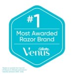 Gillette Venus ComfortGlide White Tea Women's Razor 1 Handle + 4 Blade Refills - Image 8