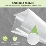 Bonsenkitchen Vacuum Sealer Rolls Bags, 3 Rolls 11"x 16' + 3 Rolls 8"x 16' - Image 3