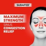 Sudafed PE Sinus Congestion Relief Tablets, 10 mg Phenylephrine HCI, 36 Ct - Image 3