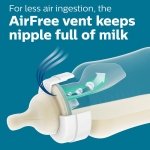 Philips Avent Anti-Colic Baby Bottle with AirFree Vent, Medium Flow, 9 oz - Image 3