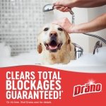 Drano Max Gel Drain Clog Remover & Cleaner, Safe for All Pipes/Septic, 32oz - Image 5