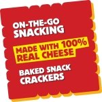 Cheez-It Cheese Crackers, Baked Snack Crackers, Single Serve, Extra Toasty (40 Pouches) - Image 6