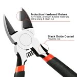 BOENFU Wire Cutters Heavy Duty Snips Flush Cut Side Cutters Pliers - Image 4