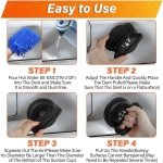 Tiantanghu Dent Puller,3 Pack Car Dent Puller Car Dent Removal Kit Suction Cup Dent Puller Dent Remover Tool and Dent Repair Kit Handle Lifter for Cars Body,Glass,Screen,Objects Moving (Black+Orange) - Image 3