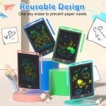 4 Pack LCD Writing Tablet for Kids, 8.5 Inch Colorful Doodle Board Drawing Tablet, Educational Learning Toys Birthday Gifts for Boys Girls Age 3 4 5 6 7 8 - Image 5