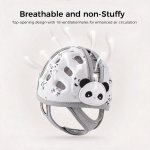 Cute Baby Head Protector - Ultra Light Baby Helmet for Crawling Walking, Soft Cushion Breathable Toddler Helmets for 6-24 Months, Adjustable Infant Safety Headguard (Panda) - Image 3