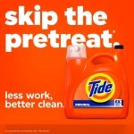 Tide Liquid Laundry Detergent, Original Scent, 125 fl oz, 100 Loads, Boosted Clean Even in Cold Water with Concentrated Washing Soap - Image 12