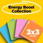 Post-it Super Sticky Notes, 3 x 3 in., Neon Fizz, 24 Pads - Image 3