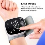 Oklar Wrist Blood Pressure Monitor, FDA Cleared Rechargeable BP Machine - Image 6