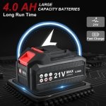 AOBEN Cordless Impact Wrench 1/2 Inch, Power Impact Gun Kit, Max 600N. M/450Ft-lbs High Torque Electric Impact Driver for Car RV Tire, 4.0Ah Battery, Charger, 6 Sockets & Storage Tool Case - Image 5