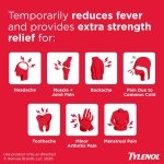 Tylenol Extra Strength Caplets, 500 mg Acetaminophen, Value Size, 225 Ct - Image 2