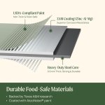 Vego garden Raised Garden Bed Kits, 17" Tall 9 in 1 8ft X 2ft Metal Raised Planter Bed for Vegetables Flowers Ground Planter Box-Olive Green - Image 6