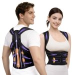 Posture Corrector for Women and Men, 5x Enhanced Support Back Brace, Medium