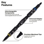 Klein Tools 32500HD 11-in-1 Multi-Bit Impact Screwdriver/Nut Driver - Image 3