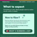 Physician's CHOICE Fiber Gummies for GLP-1 Support - No Sugar Added & Vegan - Raspberry Lemon - Natural Chicory Root Prebiotic Fiber Gummy - Digestive Health & Regularity for Women & Men - 60CT - Image 4