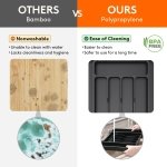 Lifewit Expandable Silverware Drawer Organizer, Kitchen Utensil Tray - Image 8