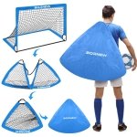 2 Pack Soccer Goal - Backyard & Indoor 4X3 ft Kids Soccer Goals - Image 4