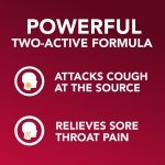 Vicks Formula 44 DM Painful Cough + Sore Throat Liquid, Day or Night, Cough Syrup, Powerful Painful Cough and Sore Throat Relief, Honey Flavored, Adult Cough Medicine, 12 FL OZ - Image 7