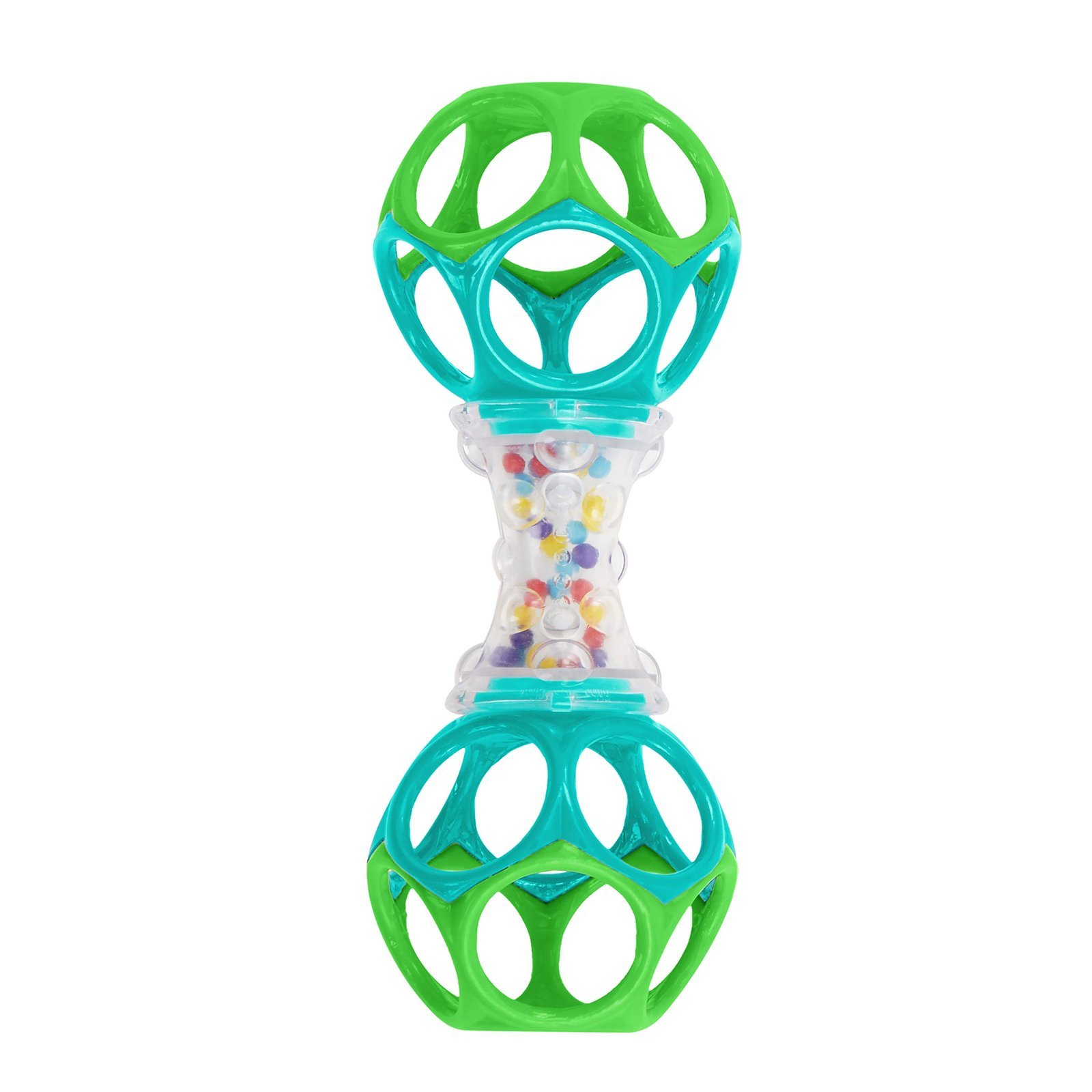 71VbWD173wL.jpg Bright Starts Oball Shaker Rattle Toy, Ages Newborn Plus - Image 1