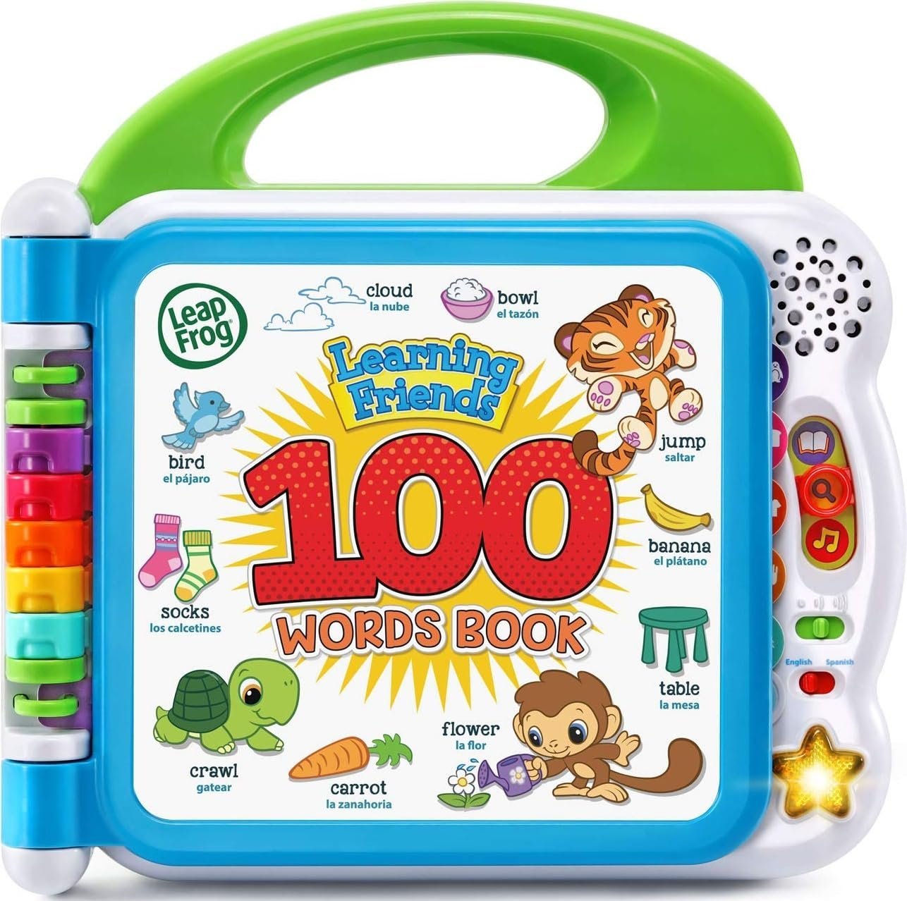 71WmUL99dTL.jpg LeapFrog Learning Friends 100 Words Book - Image 1