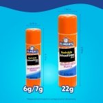 Elmer's Disappearing Purple School Glue Sticks, Washable, 22 Grams, 3 Count - Poster, Vision Board, Back to School Supplies, #1 Teacher Brand - Image 4