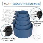 Measuring Cups & Spoons Set, Stackable Cups and Spoons - Image 4