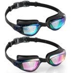Aegend Kids Swim Goggles, Pack of 2 Swimming Goggles for Children Boys & Girls Age 3-14