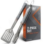 Dalstrong BBQ Spatula & Locking Tongs Set - 18" Spatula & 16" Tongs