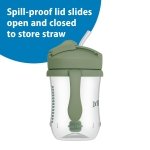 Dr. Brown's Milestones Baby's First Straw Cup, Blue, 1-Pack - Image 3